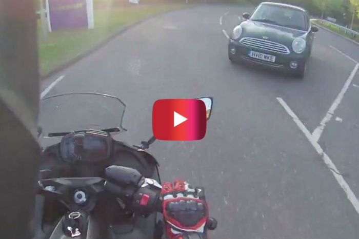 This Biker Absolutely BLEW UP on a Driver After She Almost Sideswiped Him