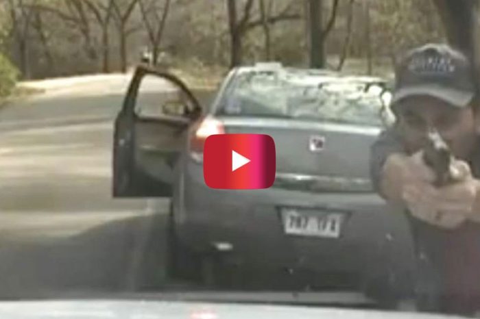 Shocking Dashcam Footage Shows Traffic-Stop Shootout in Arkansas