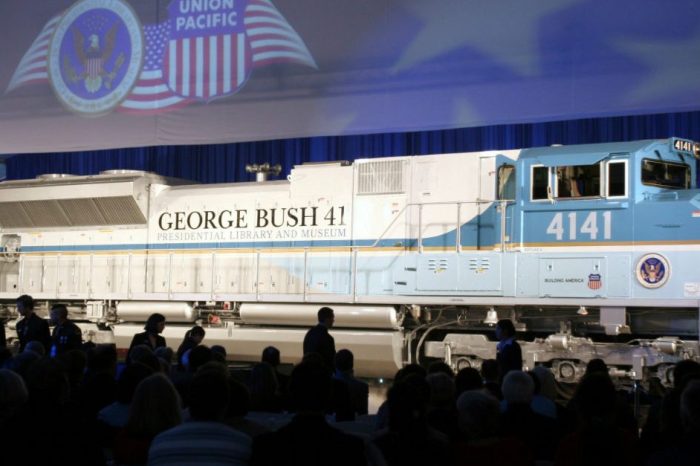 George H.W. Bush’s Presidential Funeral Train Will Be the First in Almost 50 Years