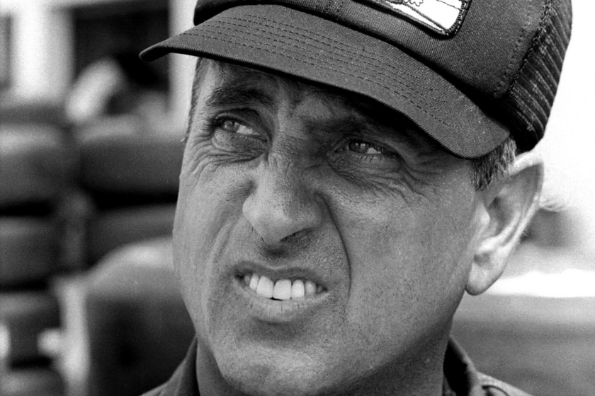 black and white photo of dave marcis