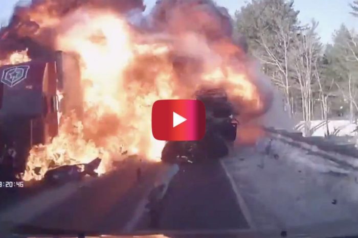 Dashcam Footage Captures the Terrifying Moment a Head-on Crash Ended in a Fiery Explosion