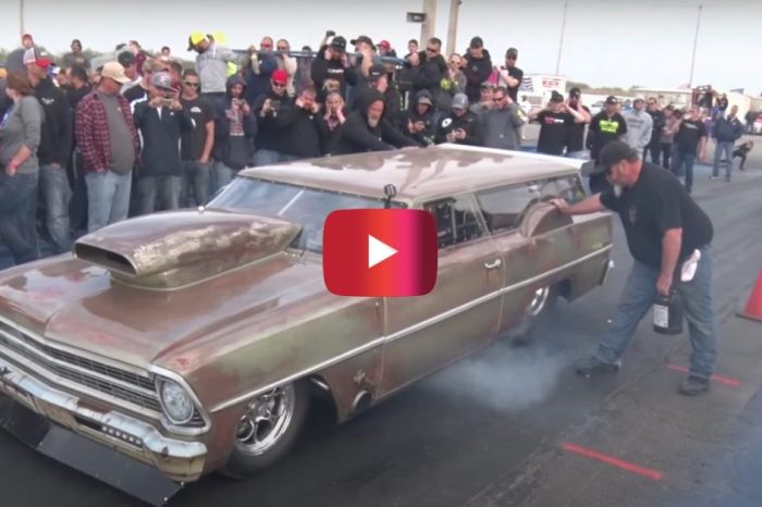 This Chevy Nova Wagon Is a Nitrous-Fueled Dragster