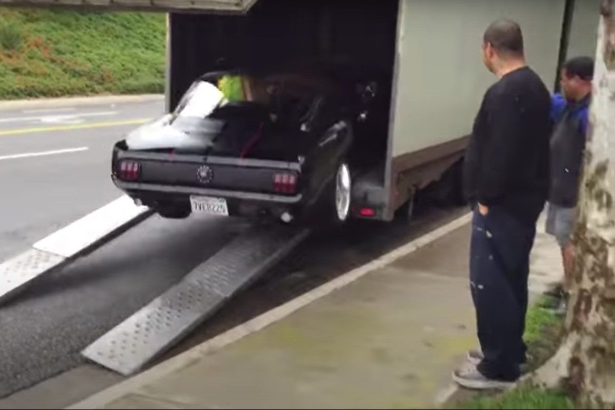 Moving Guy Ruins '65 Mustang