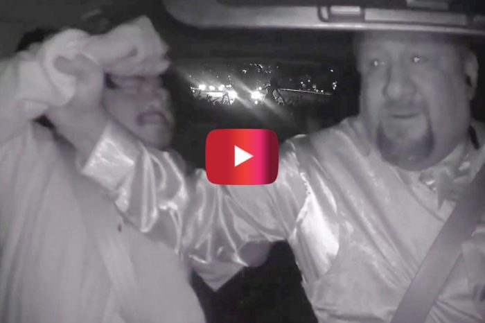 Crazy Video Shows Drunk Man Trying to Grab Wheel from Uber Driver