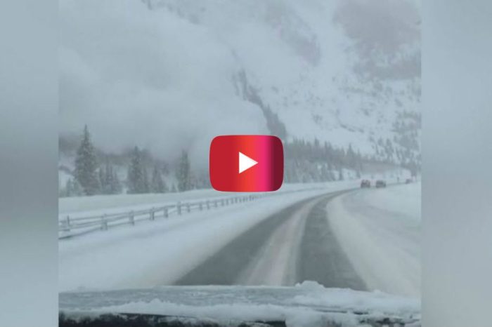 Video Shows the Terrifying Moment an Avalanche Spills onto Colorado Highway