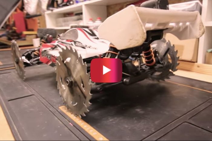 RC Car With Saw Blades Is No Kid’s Toy