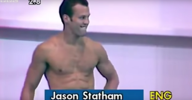 Jason Statham Was a Pro Diver With a Full Head of Hair