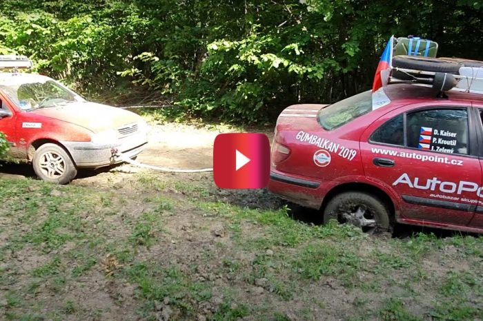 Guys Try Rescuing Stuck Rally Car, But It Ends in Disaster