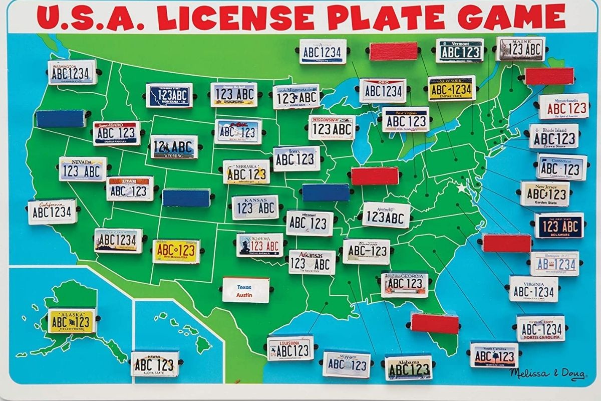 melissa & doug license plate game
