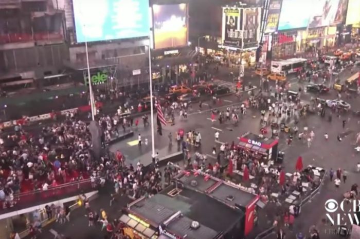 Motorcycle Backfiring Sparks Panic in Times Square After Mass Shootings