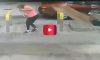 deer kicks woman in head at gas station