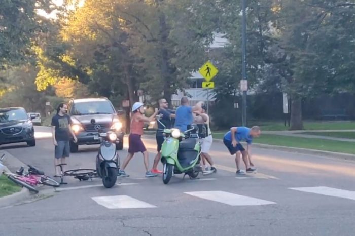 WATCH: Scooter Road Rage Fight With Cyclist Makes Everyone Look Stupid