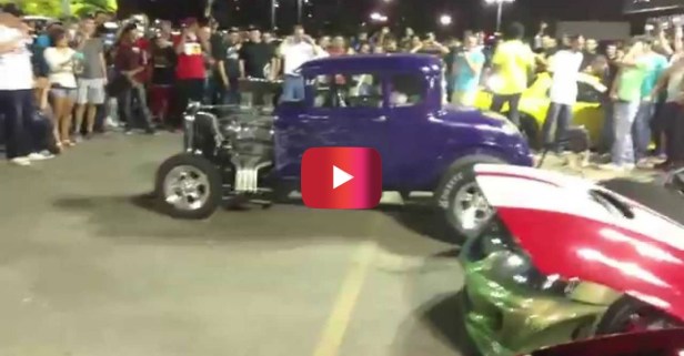 This V8-Powered Hot Rod Got Everyone’s Attention at the Car Show