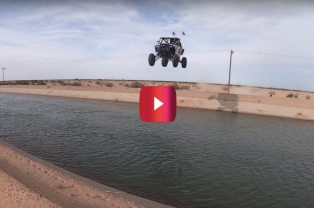 Kid Off-Roader Makes History With Wild Canal Jump
