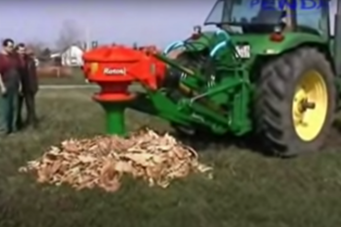 This Stump Grinder Can Grind Up to 80 Stumps an Hour