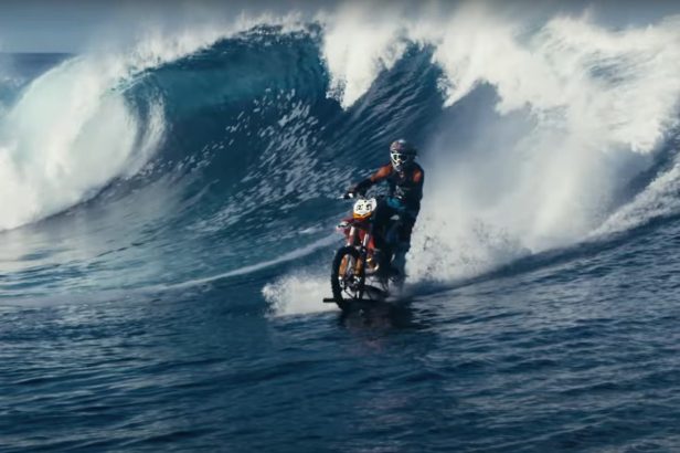 Robbie Maddison Isn’t Your Average Stunt Rider, Which He Proved By Surfing the Pacific Ocean on a Freakin’ Motorcycle