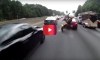 lane-splitting biker crash