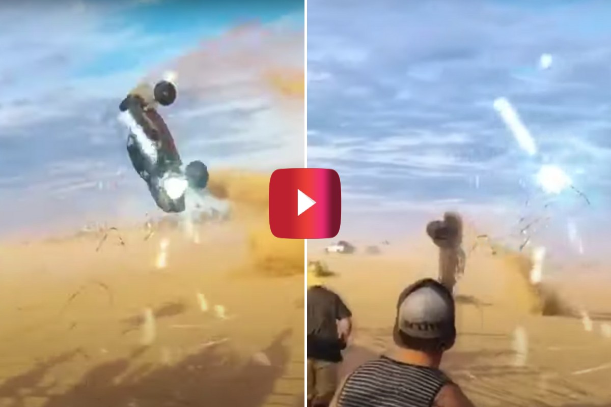 Dune Buggy Flies Through The Air During Wild Race Wreck Engaging Car News Reviews And Content You Need To See Alt Driver