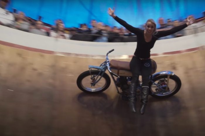 Stuntwoman Kerri Cameron Goes No Hands for Iconic “Wall of Death” Stunt