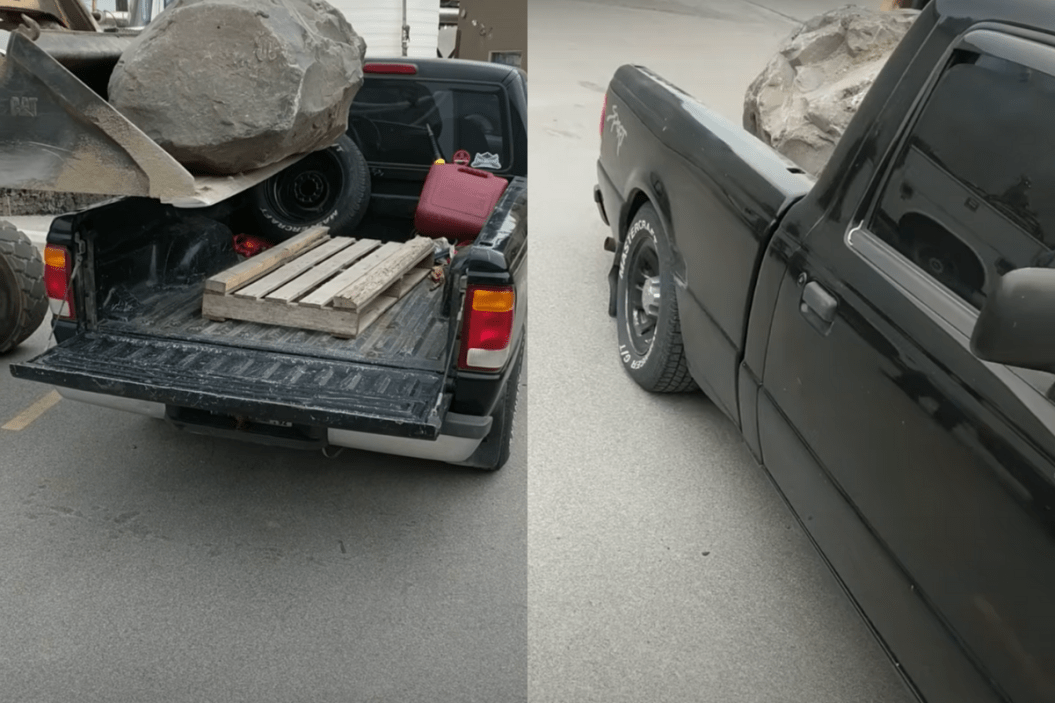 massive boulder ford ranger truck bed