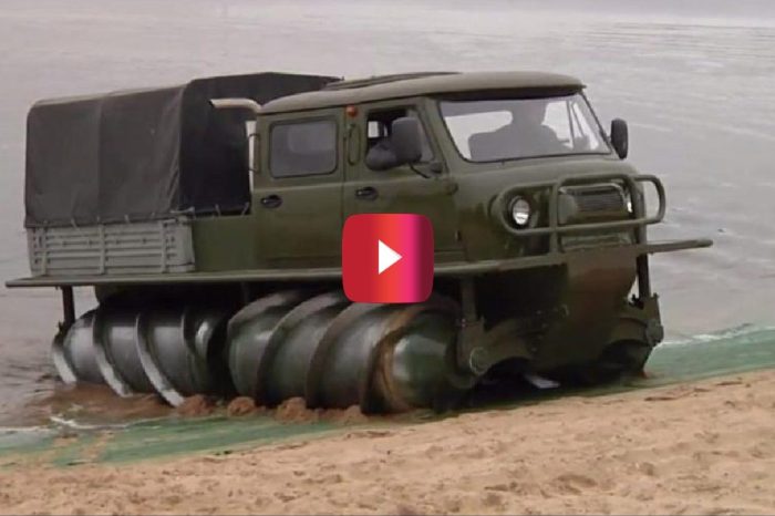Screw-Propelled Military Vehicle Gets Restored, and It Ain’t Your Average Off-Roading Vehicle