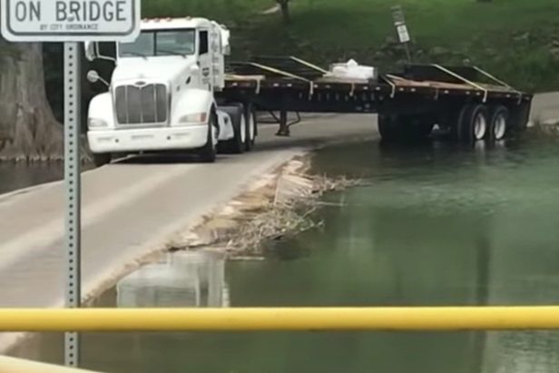Texas Trucker Avoids Disaster With Slick Maneuver