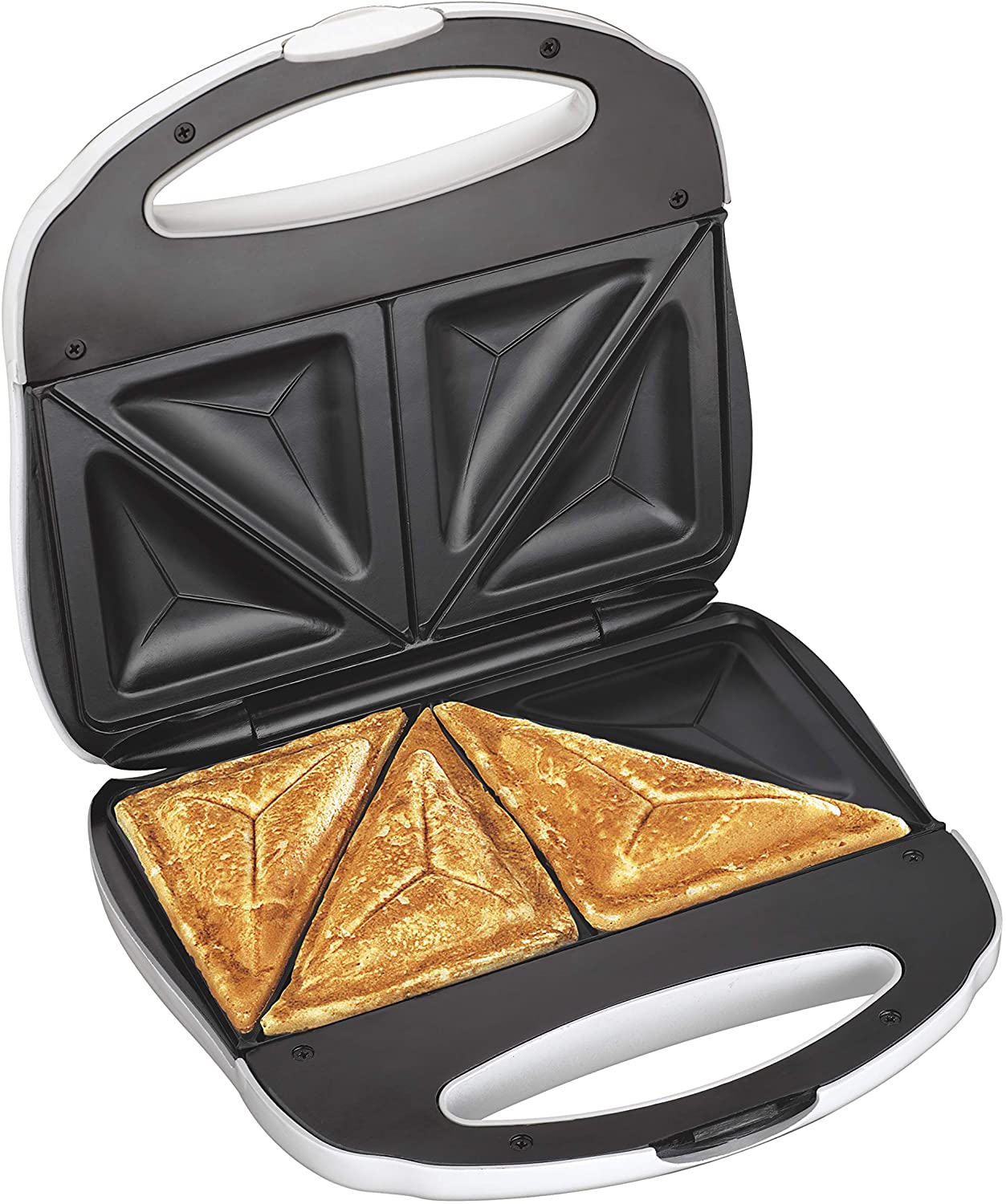 Proctor Silex Sandwich Toaster, Omelet And Turnover Maker, White (25408Y)