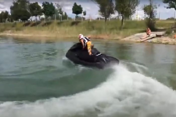 Jet Ski Powered by 1,300-CC Motorcycle Engine Dominates the Water