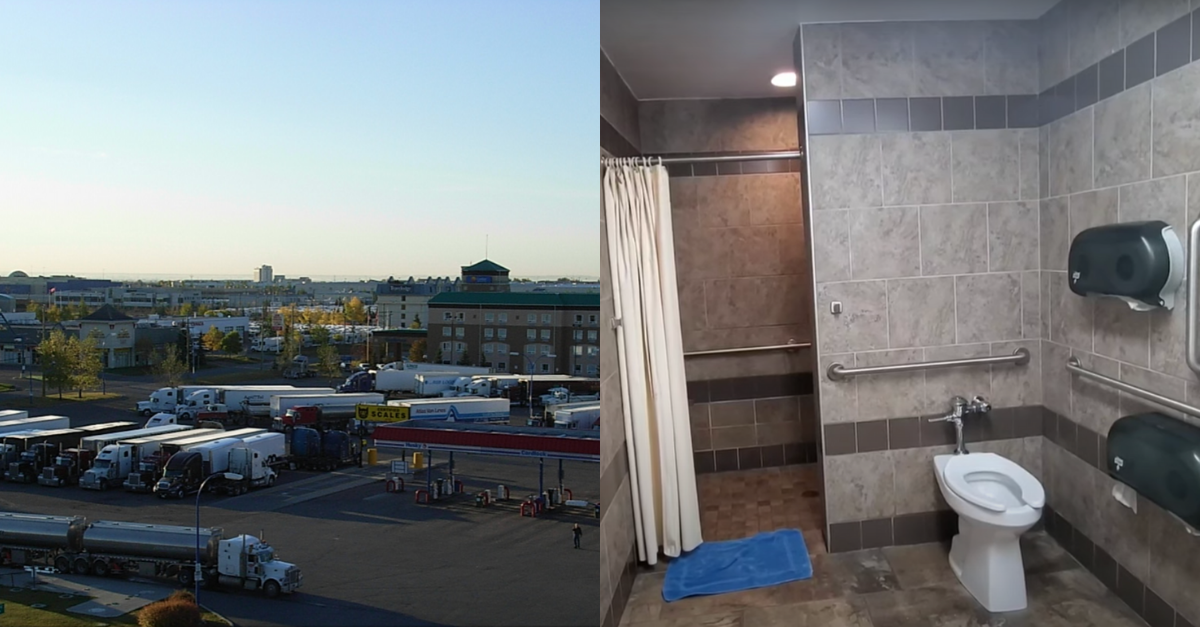 7 feather casino oregon truck stop showers