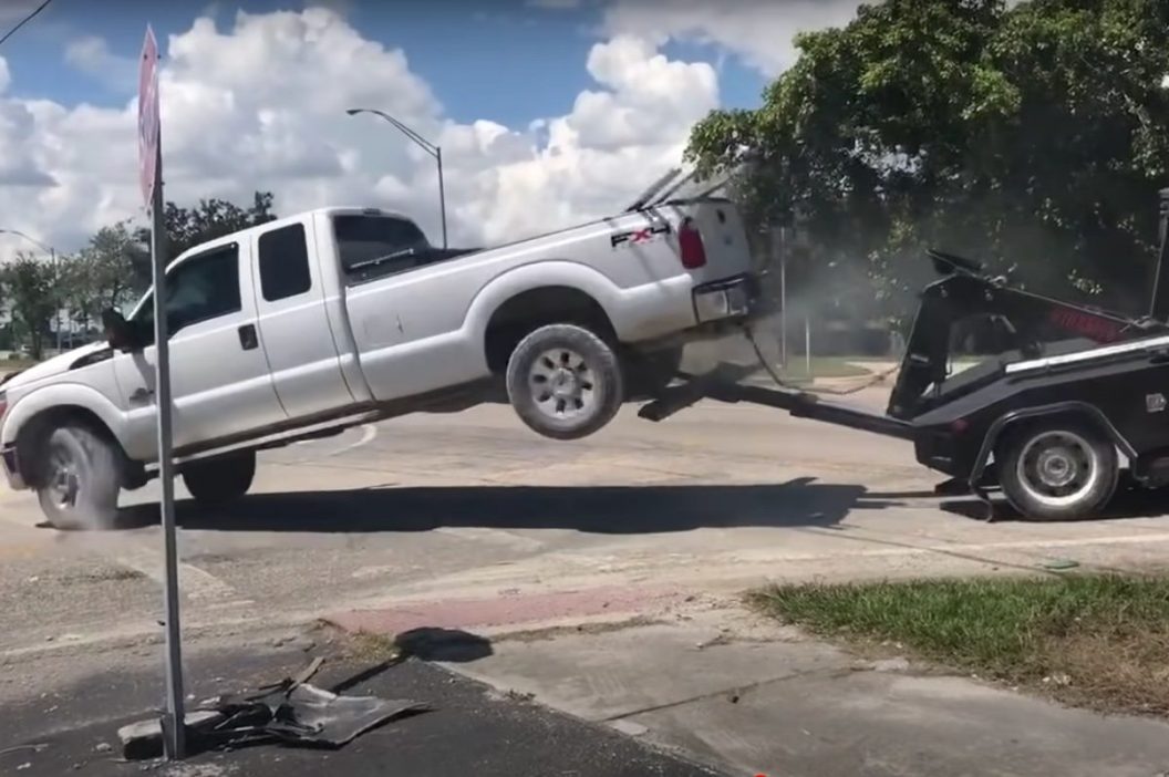 ford f-250 vs. tow truck