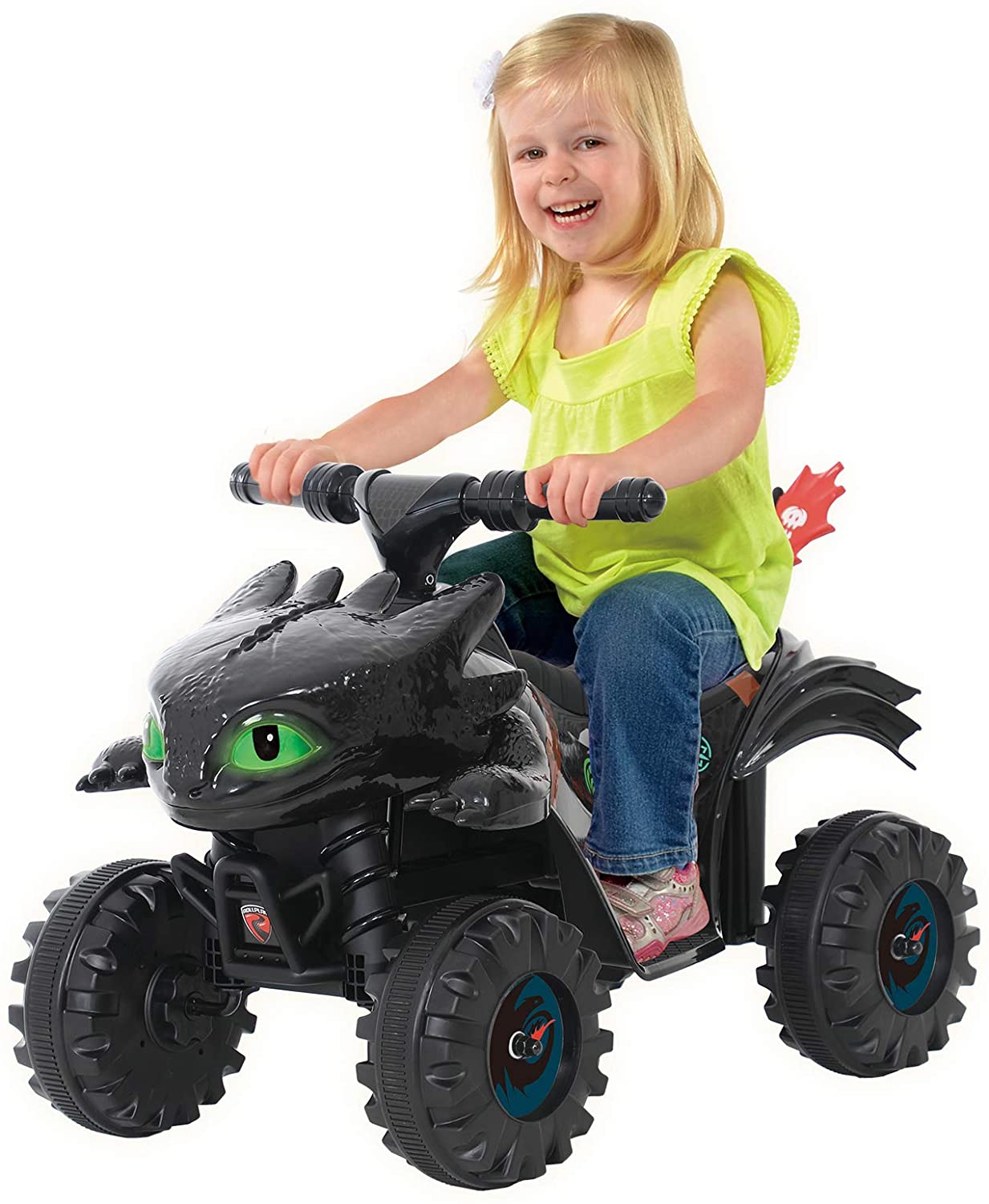 Rollplay 6V How to Train Your Dragon Mini Quad Ride On Toy, Battery-Powered Kid's Ride On