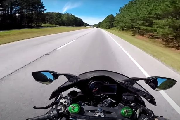 Kawasaki Rider Hits 200 MPH, and It Was All Captured on GoPro