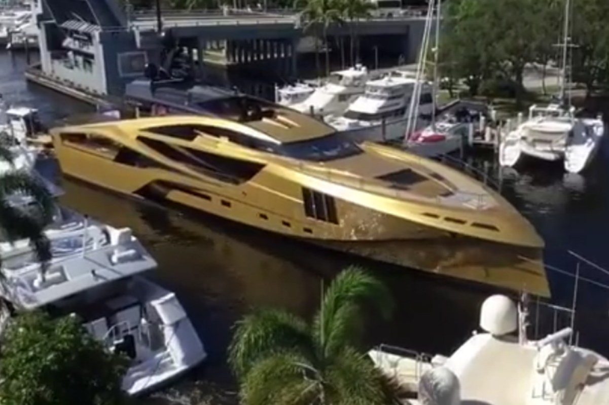 gold yacht price