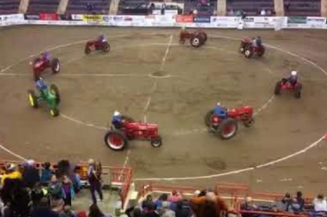 tractor square dancing