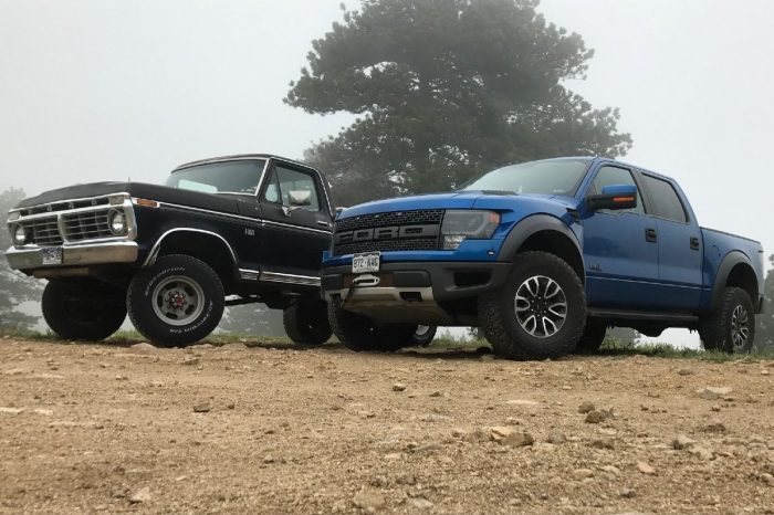 ’74 Ford F-250 vs. Ford Raptor in Off-Road Contest