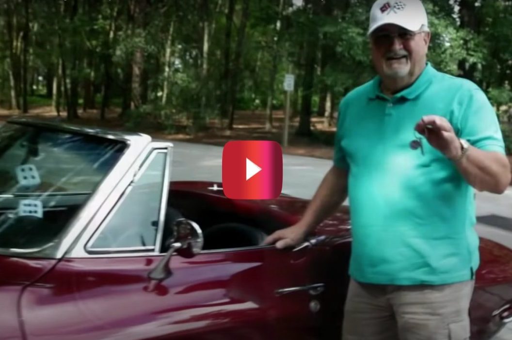 daughter surprises dad with corvette on father's day