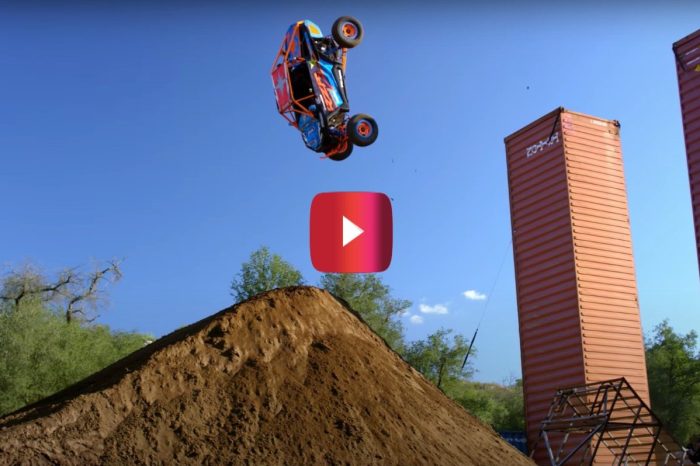 Off-Road Racer Hits Backflip During Epic Stunt Session