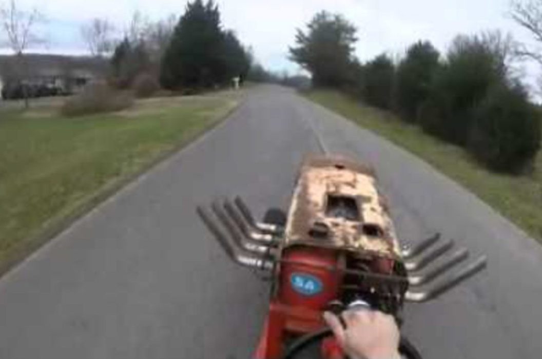 chevy big-block lawnmower
