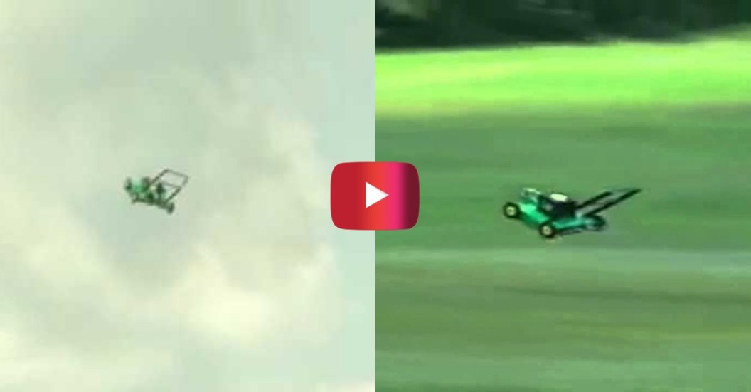 flying lawnmower