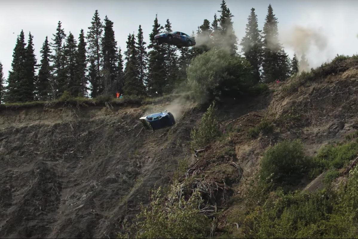 One Small Town in Alaska Launches Cars Off Cliffs for July 4th alt_driver