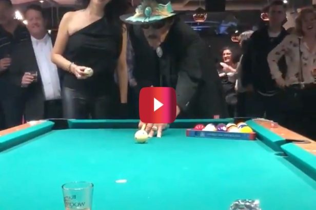 Richard Petty Slickly Shows His Pool-Playing Prowess With This Sweet Trick Shot