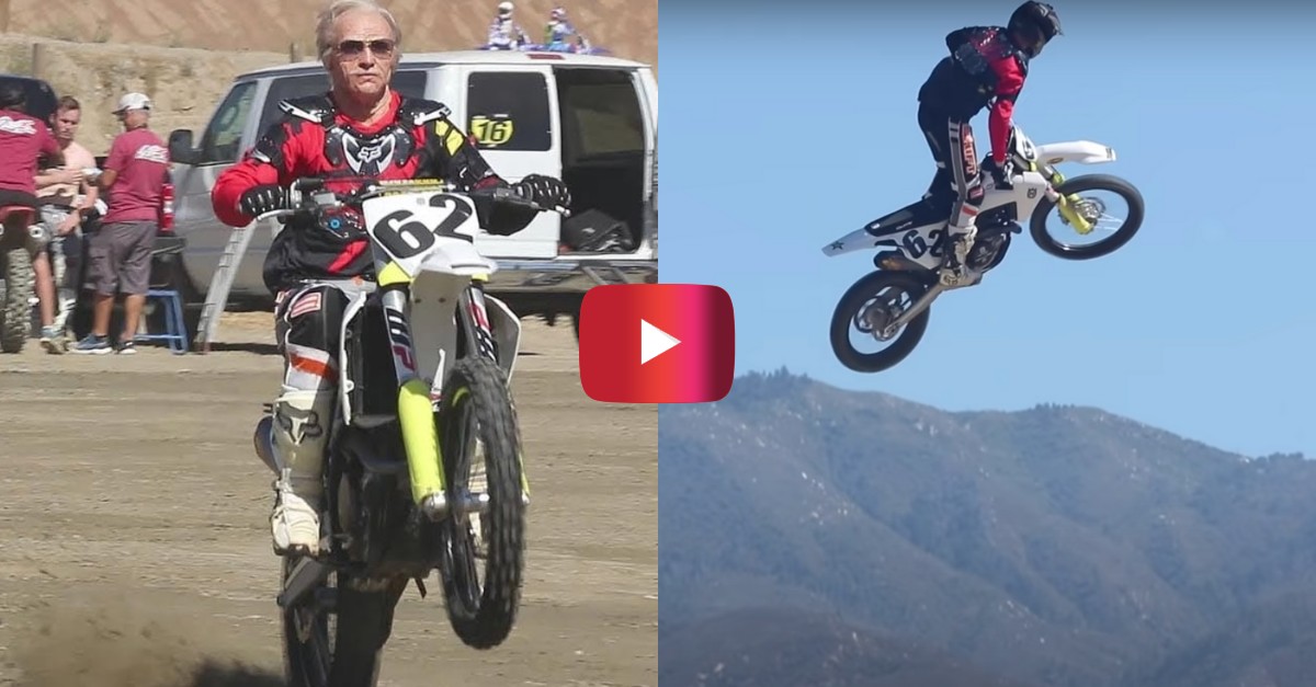 OLDMAN WHEELING MOTOCROSS PRANK 