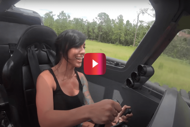 This Popular Gamer Took an Actual 1,500-HP Tank on a Wild Test Drive