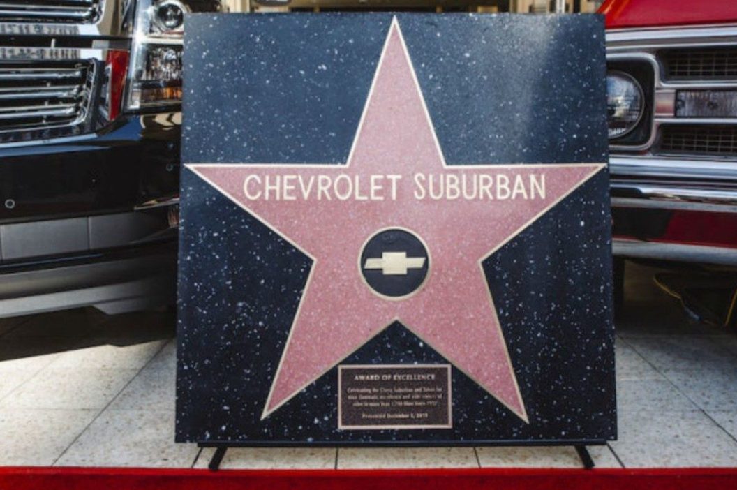 chevy suburban hollywood walk of fame