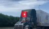 florida man smashes semi truck windshield
