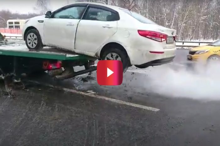 Driver Goes Full Renegade and Escapes His Tow Truck Fate