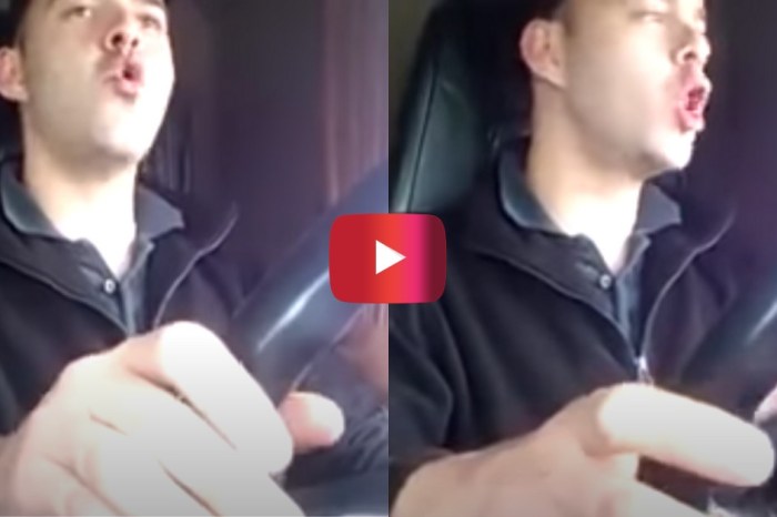 Truck Driver Imitates V8 Engine Sounds in Silly Video