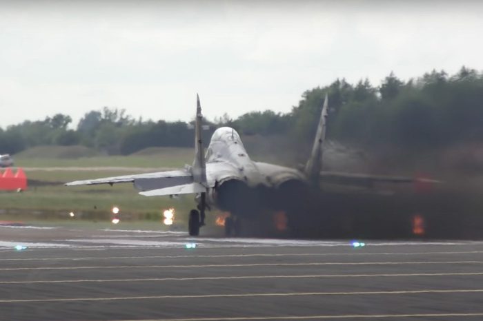 MiG-29 Jet Fighter Hits Vertical Climb in Pulse-Pounding Video