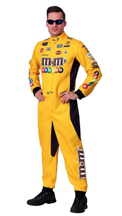 Fun Costumes Casco Da Pilota Auto Da Corsa Per Adulto, Modello Standard, Blu E Bianco Con Visiera
