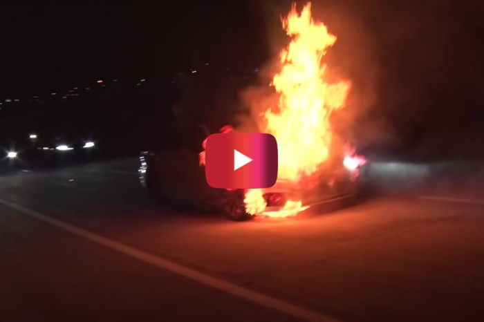 Audi Catches on Fire at 150 MPH With No Brakes